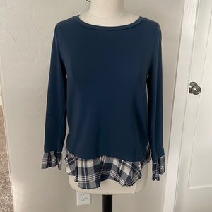 Loft mixed media top